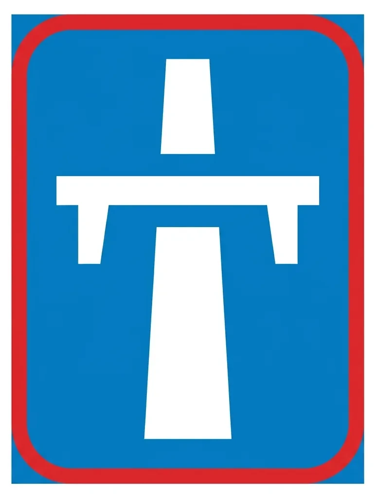 South African Single-carriageway Freeway Begins road sign (R104)