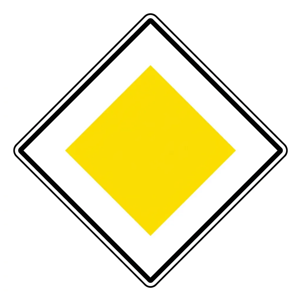 South African Right-of-way road sign (R106)