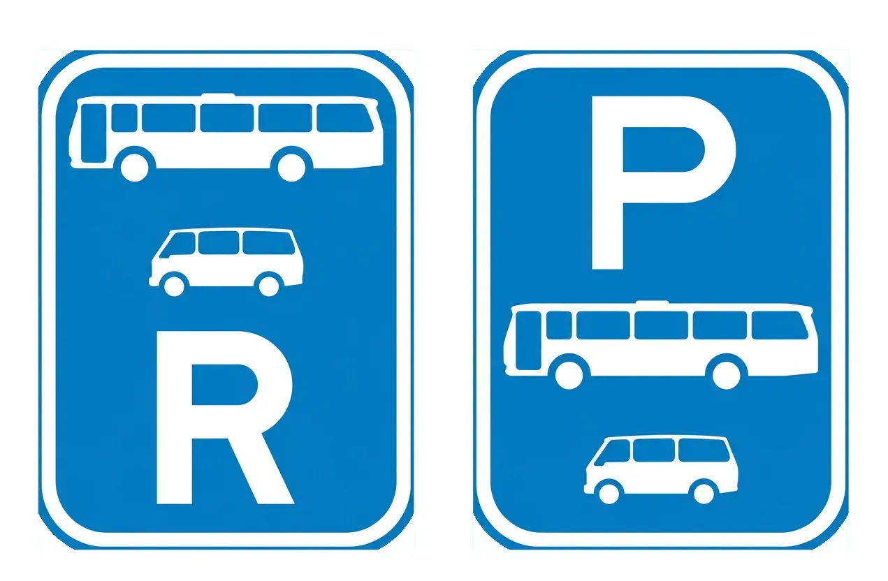 South African Bus and Minibus road sign (R95)