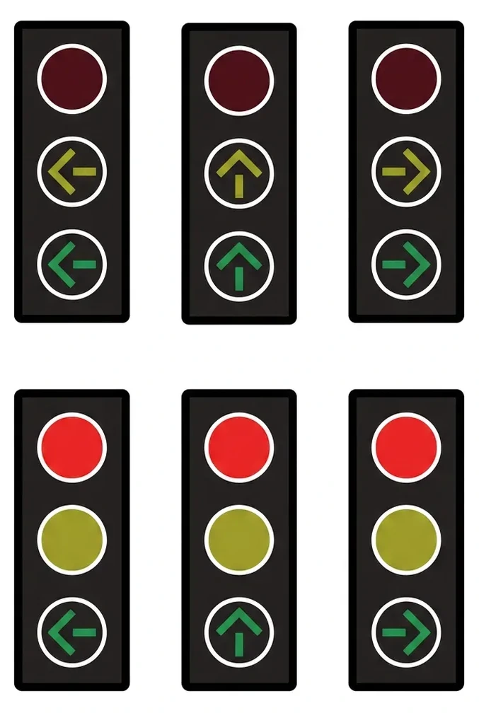South African Constant Green Arrow road sign (TS5)