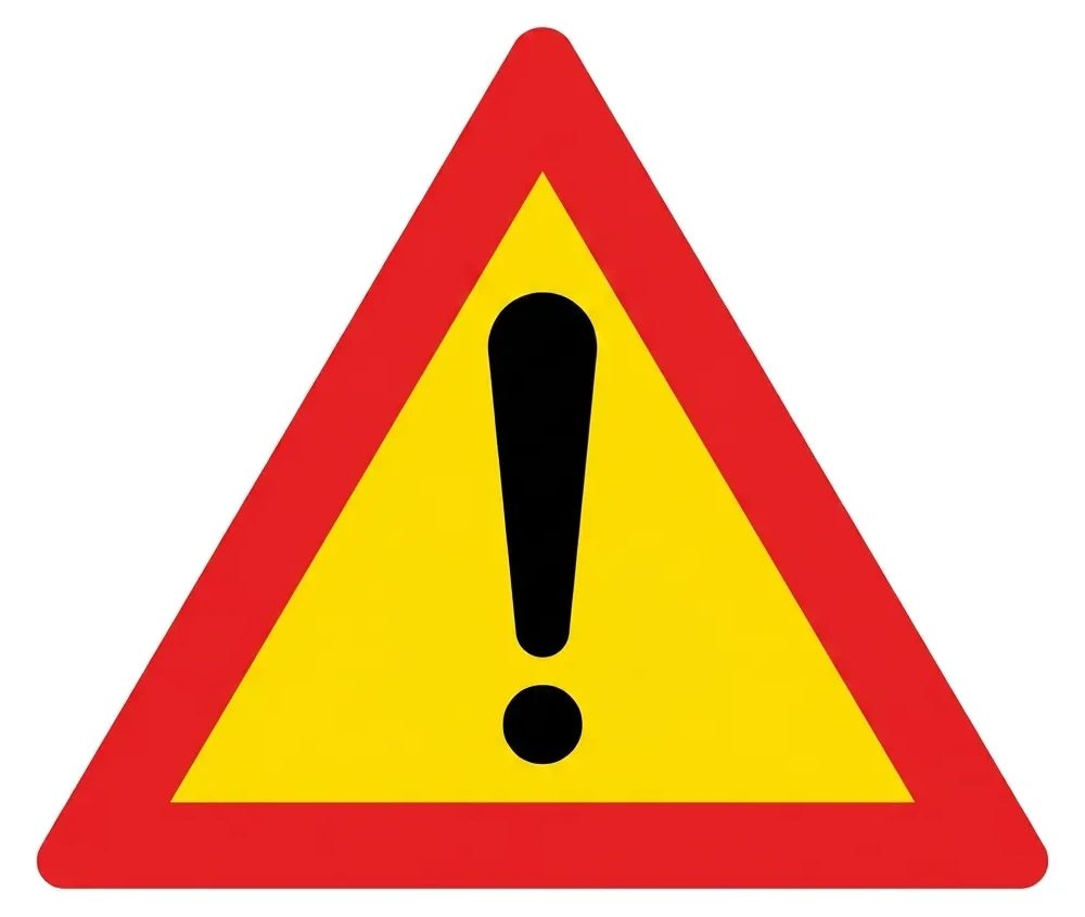 South African General Warning road sign (W52)