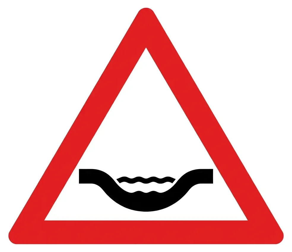 South African Drift road sign (W61)