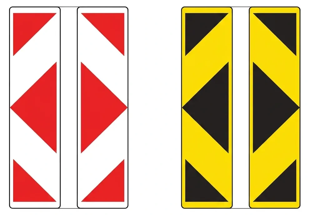 South African Danger Plates / Delineator Plates road sign (W74)