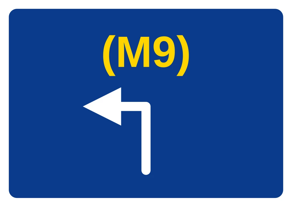 South African Advance direction route marker road sign (GE12.3)