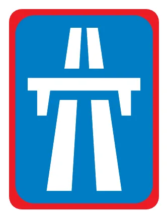 South African Dual-carriageway Freeway Begins road sign (R103)